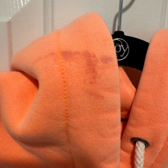 FP Movement Vibrant Orange Hoodie Sweatshirt Size S - Picture 10 of 16